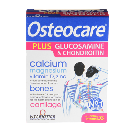 Vitabiotics Osteocare Plus Glucosamine And Chondroitin 60 Tablets